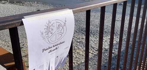 Abreißzettel 'Frieden hinterlasse ich euch' - Frieden to go - Junge Kirche