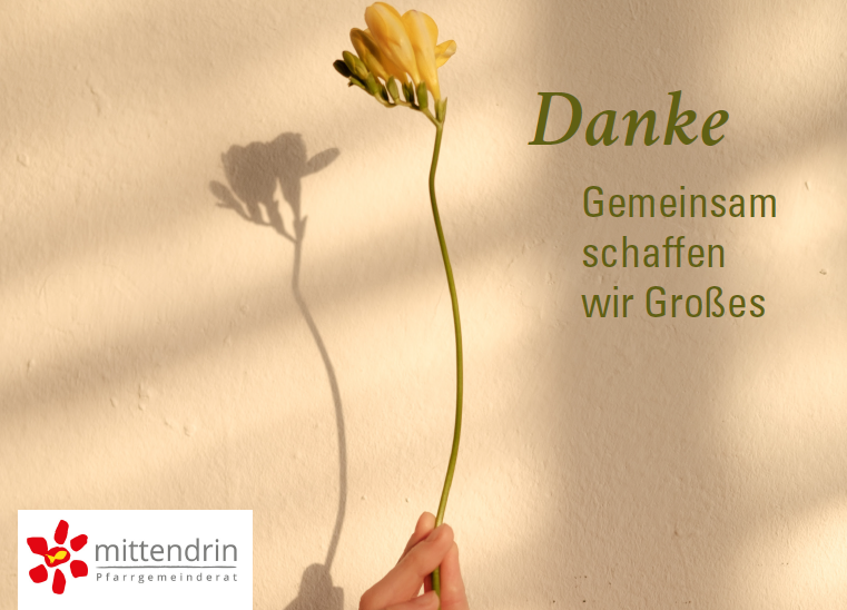 Dankekarte Motiv 2 / Katholische Kirche Vorarlberg für Pfarrgemeinderät:innen